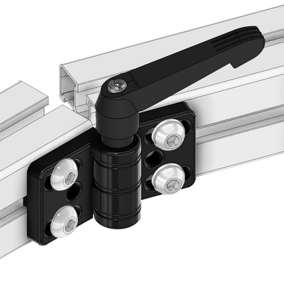 51-020-1 MODULAR SOLUTIONS DIE CAST ZINC HINGE 45 BUTT W/HARDWARE